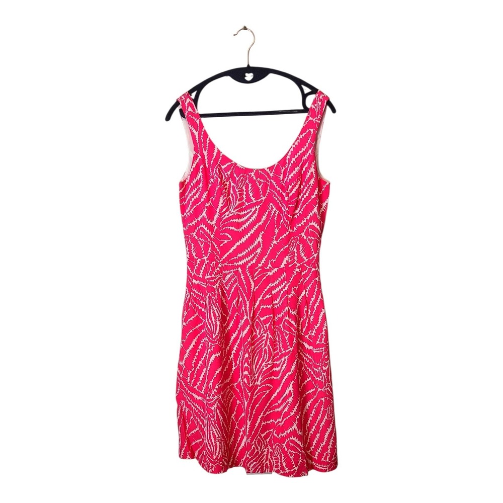 Lilly Pulitzer Posey Splash Pink Silk Mini Dress Women's Size 4